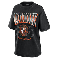Baltimore Orioles WEAR by Erin Andrews Women's Oversized Boyfriend T-Shirt | MLB Online