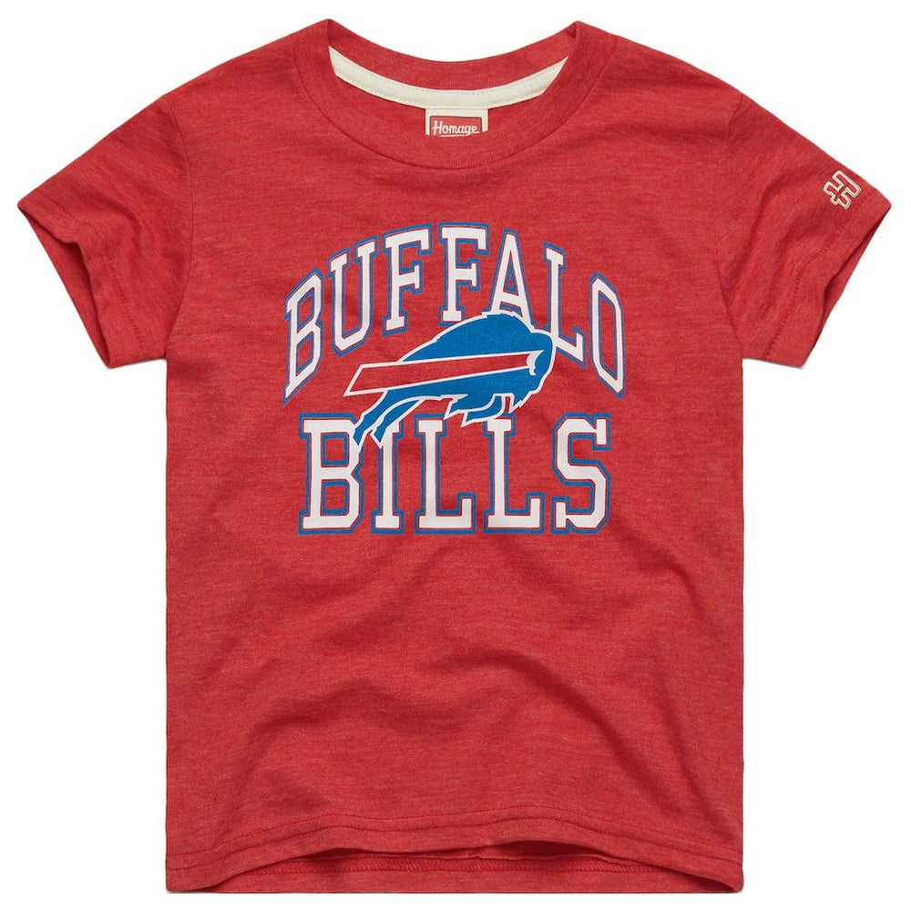 Buffalo Bills Homage Youth Arch Tri-Blend T-Shirt