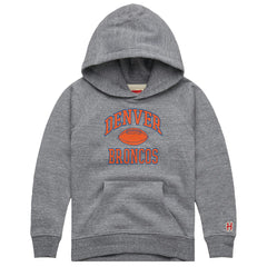 Denver Broncos Homage Youth Gridiron Tri-Blend Hoodie