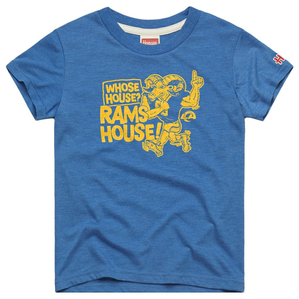 Los Angeles Rams Homage Youth Whose House Mascot Tri-Blend T-Shirt