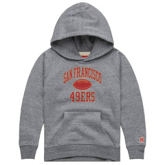 San Francisco 49ers Homage Youth Gridiron Tri-Blend Hoodie