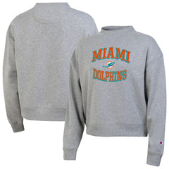 Miami Dolphins Champion Women's Triumph Tri-Blend Sweatshirt