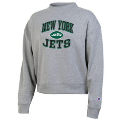 New York Jets Champion Women's Triumph Tri-Blend Sweatshirt