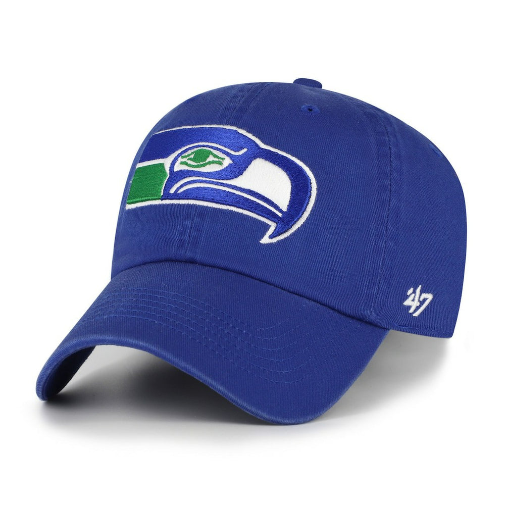Seattle Seahawks 47 brand '47 Clean Up Throwback Adjustable Hat