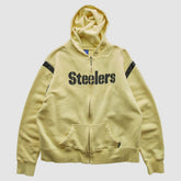 Pittsburgh Steelers Fanatics Reebok 2000s Hooded Full Zip Sweatshirt