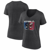 New England Patriots Fanatics vs. Seattle Seahawks Women's Super Bowl LX Matchup Plus Size Final Battle V-Neck T-Shirt