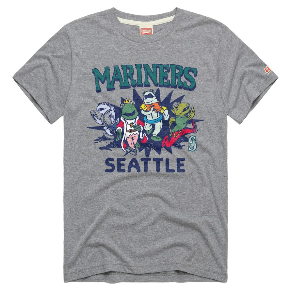 Seattle Mariners Homage Tri-Blend Hyperlocal T-Shirt | MLB Online