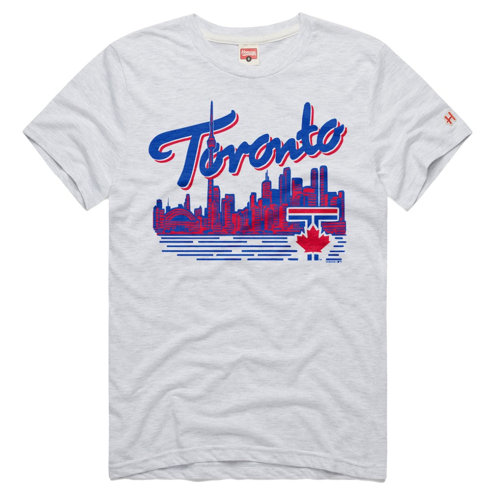 Toronto Blue Jays Homage Tri-Blend Hyperlocal T-Shirt | MLB US