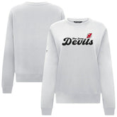 New Jersey Devils Levelwear Women's Yvette Big Script Tri-Blend Sweatshirt For Sale
