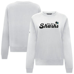 San Jose Sharks Levelwear Women's Yvette Big Script Tri-Blend Sweatshirt Discount