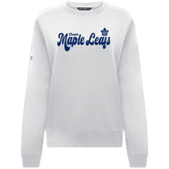 Toronto Maple Leafs Levelwear Women's Yvette Big Script Tri-Blend Sweatshirt For Sale