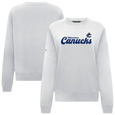 Vancouver Canucks Levelwear Women's Yvette Big Script Tri-Blend Sweatshirt Outlet