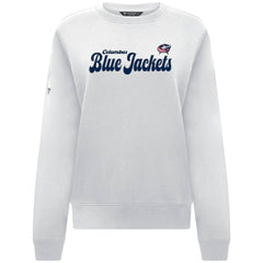 Columbus Blue Jackets Levelwear Women's Yvette Big Script Tri-Blend Sweatshirt Online