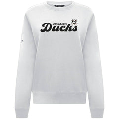 Anaheim Ducks Levelwear Women's Yvette Big Script Tri-Blend Sweatshirt Outlet