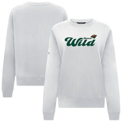 Minnesota Wild Levelwear Women's Yvette Big Script Tri-Blend Sweatshirt Outlet