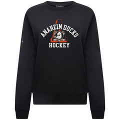 Anaheim Ducks Levelwear Women's Yvette Limelight Big Letter Sweatshirt Outlet