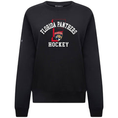 Florida Panthers Levelwear Women's Yvette Limelight Big Letter Sweatshirt On Sale
