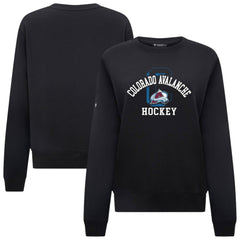 Colorado Avalanche Levelwear Women's Yvette Limelight Big Letter Sweatshirt On Sale