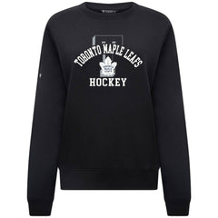 Toronto Maple Leafs Levelwear Women's Yvette Limelight Big Letter Sweatshirt Sale