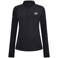 Nashville Predators Levelwear Women's Spike Raglan Quarter-Zip Top Sale