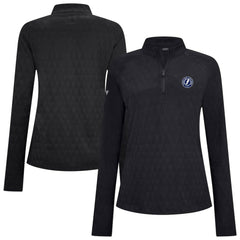Tampa Bay Lightning Levelwear Women's Spike Raglan Quarter-Zip Top For Sale