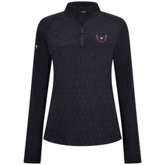 Washington Capitals Levelwear Women's Spike Raglan Quarter-Zip Top Outlet