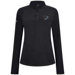 San Jose Sharks Levelwear Women's Spike Raglan Quarter-Zip Top Online