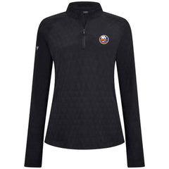 New York Islanders Levelwear Women's Spike Raglan Quarter-Zip Top Outlet