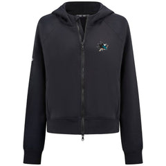 San Jose Sharks Levelwear Women's Judd Raglan Full-Zip Hoodie Outlet