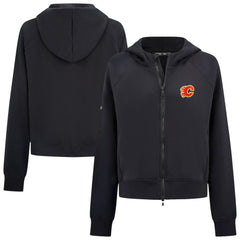 Calgary Flames Levelwear Women's Judd Raglan Full-Zip Hoodie For Sale