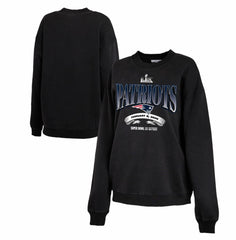 New England Patriots WEAR by Erin Andrews Women's Super Bowl LX Fleece Sweatshirt