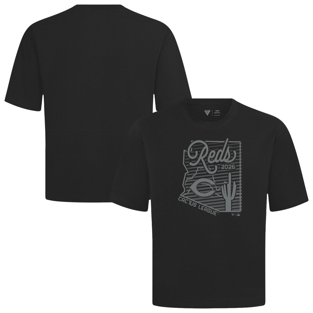 Cincinnati Reds Levelwear Sunrise Luxe Signature Knit T-Shirt | MLB Online