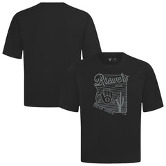 Milwaukee Brewers Levelwear Sunrise Luxe Signature Knit T-Shirt | MLB New