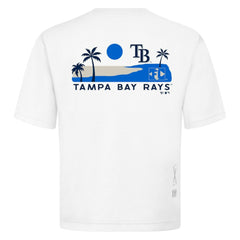Tampa Bay Rays Levelwear Panoramic Luxe Signature Knit T-Shirt | MLB Shop