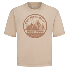 Cleveland Guardians Levelwear Spring Training Badge Luxe Signature Knit T-Shirt | MLB US
