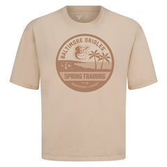 Baltimore Orioles Levelwear Spring Training Badge Luxe Signature Knit T-Shirt | MLB Shop