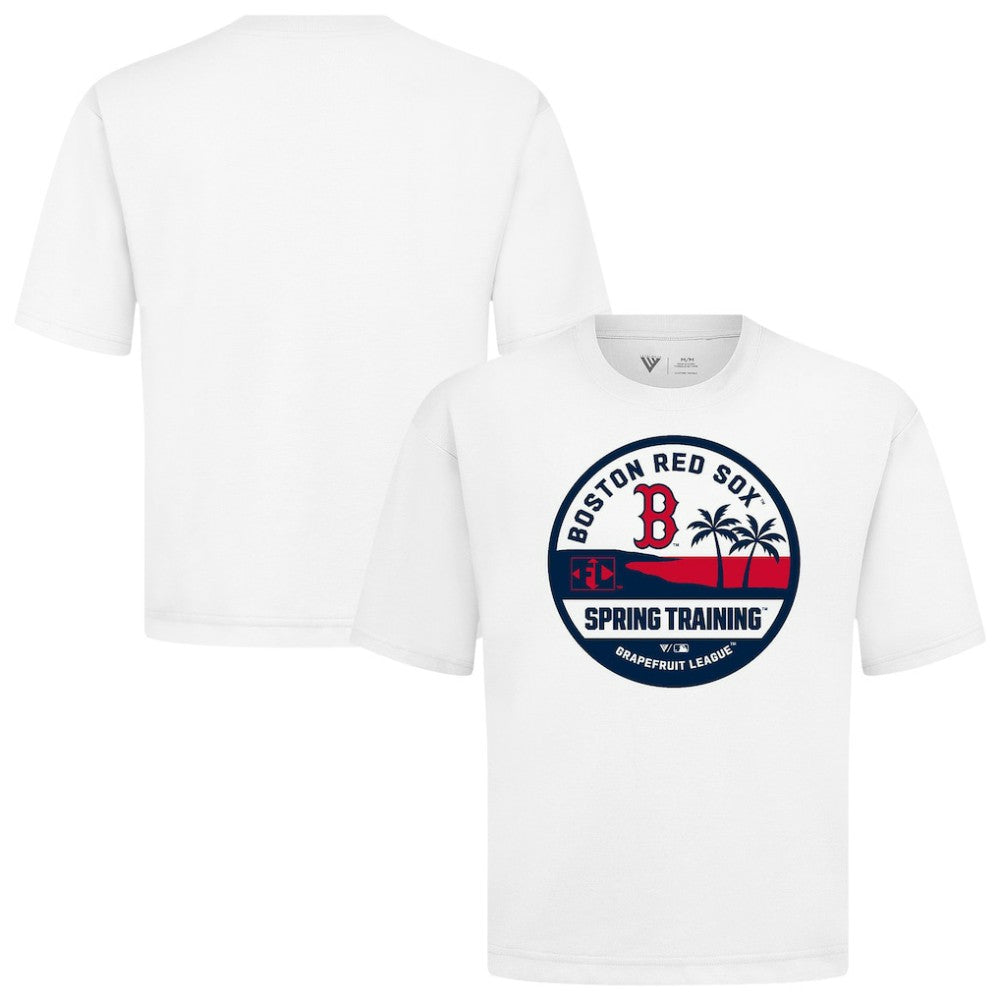 Boston Red Sox Levelwear Spring Training Badge Luxe Signature Knit T-Shirt | MLB Sale
