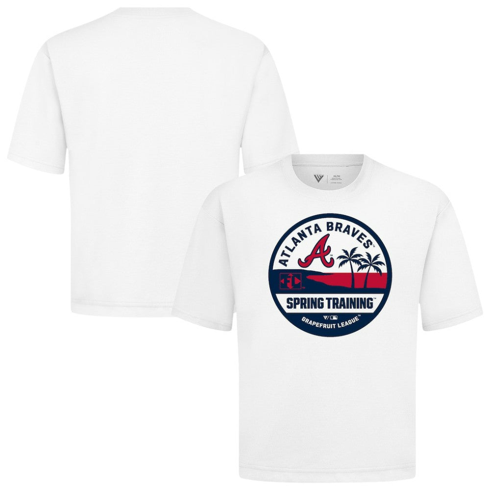 Atlanta Braves Levelwear Spring Training Badge Luxe Signature Knit T-Shirt | MLB Near me