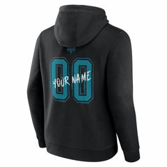 Charlotte Hornets Big & Tall Hustle Personalized Name & Number Hoodie New