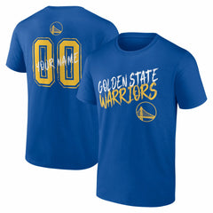 Golden State Warriors Big & Tall Hustle Personalized Name & Number T-Shirt sale Outlet