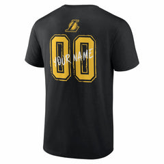Los Angeles Lakers Big & Tall Hustle Personalized Name & Number T-Shirt For Sale