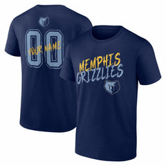 Memphis Grizzlies Big & Tall Hustle Personalized Name & Number T-Shirt Outlet
