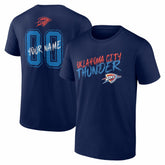 Oklahoma City Thunder Big & Tall Hustle Personalized Name & Number T-Shirt Online