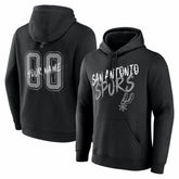 San Antonio Spurs Big & Tall Hustle Personalized Name & Number Hoodie On Sale