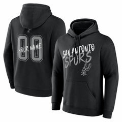 San Antonio Spurs Big & Tall Hustle Personalized Name & Number Hoodie On Sale