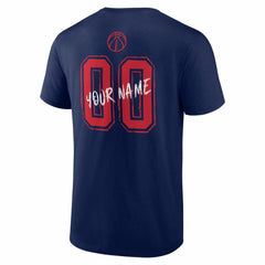 Washington Wizards Big & Tall Hustle Personalized Name & Number T-Shirt Online