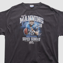 Indianapolis Colts Fanatics Payton Manning Super Bowl XLI Reebok 2000s T-shirt
