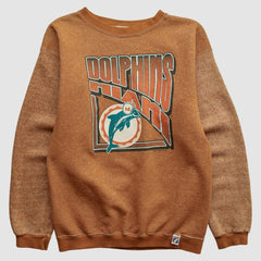 Miami Dolphins Fanatics Logo 7 90s Pullover Sweatshirt