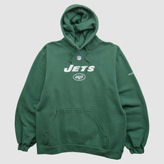 New York Jets Fanatics Reebok 2000s Hooded Pullover Sweatshirt