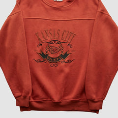 Kansas City Chiefs Fanatics Crable Sportswear 90s Pullover Sweatshirt